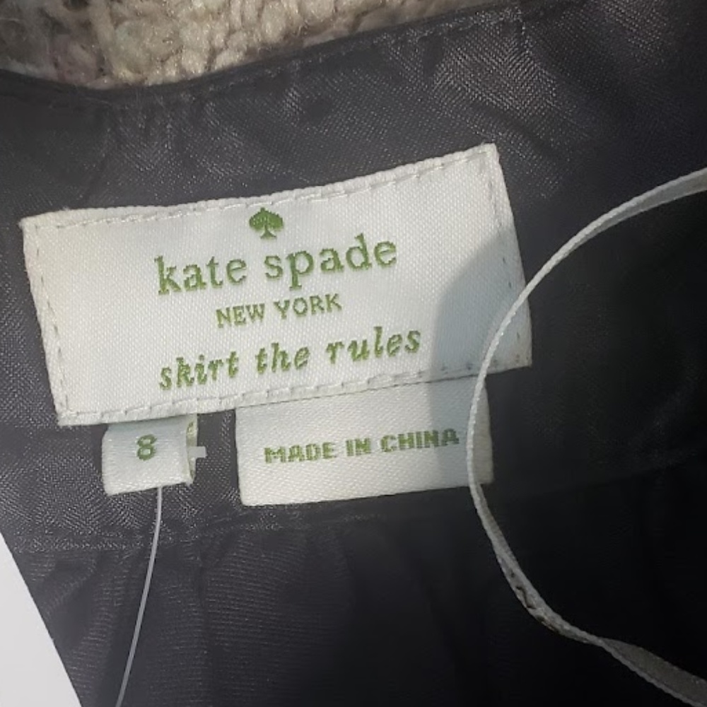kate spade Coreen Silk Skirt NEW W/ Tags Sz 8 - Picture 7 of 8